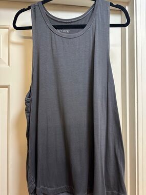 American Eagle Outfitters Gray Flow Tank Top